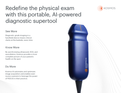 使用这款便携式、人工智能诊断超级工具重新定义体检